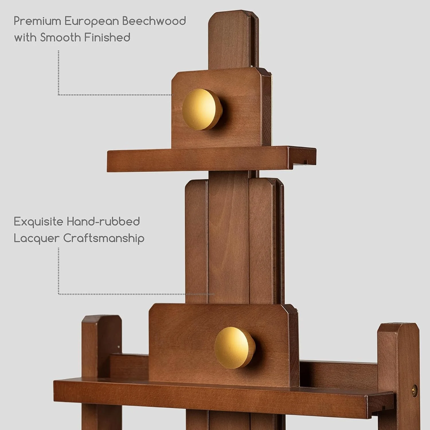 MEEDEN Pro Versatile Assembly-Free Beech Wood Painting Easel- W14 Pro - Image 6